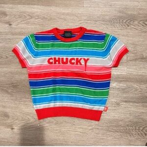 Universal Studios Halloween Horror Nights
Chucky Striped Knit Sweater Women's M